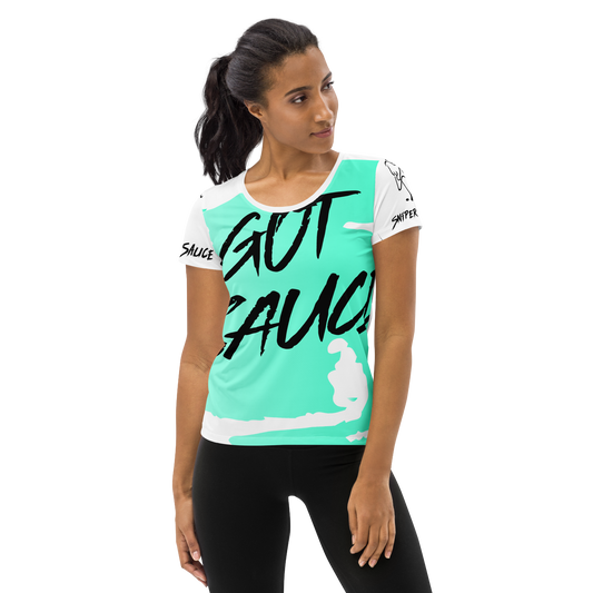 All-Over Print Women's Athletic T-shirt