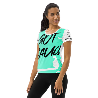 All-Over Print Women's Athletic T-shirt